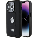Kryt Karl Lagerfeld CHOUPETTE PINS pro iPhone 15 Pro černý