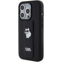 Kryt Karl Lagerfeld CHOUPETTE PINS pro iPhone 15 Pro černý