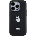 Kryt Karl Lagerfeld CHOUPETTE PINS pro iPhone 15 Pro černý