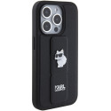 Kryt Karl Lagerfeld CHOUPETTE PINS pro iPhone 15 Pro černý