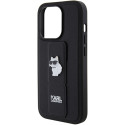 Kryt Karl Lagerfeld CHOUPETTE PINS pro iPhone 15 Pro černý