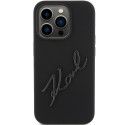 Kryt Karl Lagerfeld KARL SCRIPT iPhone 15 Pro - černý