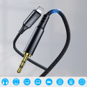 Kabel Choetech AUX007 Lighting / mini jack 3,5 mm 1 m - černý