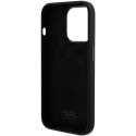 Kryt Karl Lagerfeld IKONIK Metal Pin iPhone 15 Pro černý