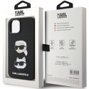 Kryt Karl Lagerfeld SILICONE Karl&Choupette pro iPhone 15 Plus