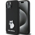 Pouzdro Karl Lagerfeld CHOUPETTE iPhone 15 Plus/14 Plus černé