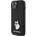 Pouzdro Karl Lagerfeld CHOUPETTE iPhone 15 Plus/14 Plus černé