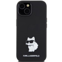 Pouzdro Karl Lagerfeld CHOUPETTE iPhone 15 Plus/14 Plus černé