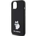 Pouzdro Karl Lagerfeld CHOUPETTE iPhone 15 Plus/14 Plus černé