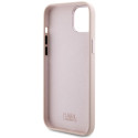 Pouzdro Karl Lagerfeld CHOUPETTE pro iPhone 15 Plus / 14 Plus - růžo