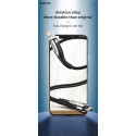 Joyroom Sharp Series S-M411 USB-A / micro USB 3A 1.2m Cable with Charging Indicator - Black