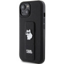 Kryt Karl Lagerfeld Gripstand Saffiano pro iPhone 15 černý