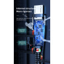 Kabel Joyroom Sharp Series S-M411 USB-A / micro USB 3A 2 m s indikátorem nabíjení - černý