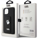 Kryt Karl Lagerfeld Gripstand Saffiano pro iPhone 15 černý
