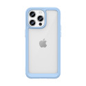 AG PREMIUM Zesílené pouzdro s pružným rámem pro iPhone 15 Pro Outer Space - modré