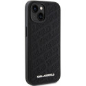 Pouzdro Karl Lagerfeld QUILTED K pro iPhone 15 - černé