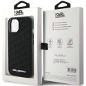 Pouzdro Karl Lagerfeld QUILTED K pro iPhone 15 - černé