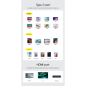 Joyroom SY-20C1 USB-C (angled) / HDMI (straight) Cable 4K 60Hz 2m - Gray