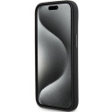 Kryt Karl Lagerfeld IKONIK Silicone Metal pro iPhone 15 - černý