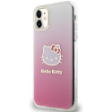 Kryt Hello Kitty IML Gradient iPhone 11 / XR - růžový