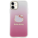 Kryt Hello Kitty IML Gradient iPhone 11 / XR - růžový