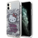 Kryt Hello Kitty IML Graffiti pro iPhone 11 / XR - bílý