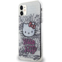 Kryt Hello Kitty IML Graffiti pro iPhone 11 / XR - bílý
