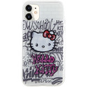 Kryt Hello Kitty IML Graffiti pro iPhone 11 / XR - bílý