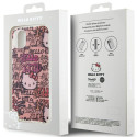 Kryt Hello Kitty IML Tags Graffiti iPhone 11/XR - růžový