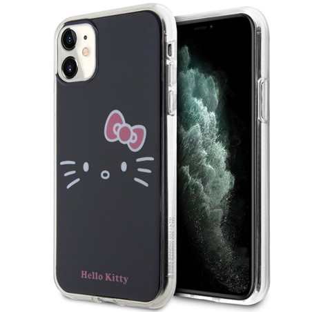 Kryt Hello Kitty IML KITTY FACE iPhone 11 / XR black