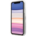 Kryt Hello Kitty Liquid Glitter iPhone 11 / XR – stříbrná