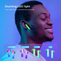 TWS Joyroom JR-TC1 IceLens Series wireless headphones with LED lights - white