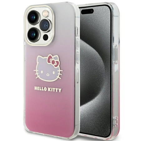 Kryt Hello Kitty IML GRADIENT pro iPhone 13 Pro Max - růžová