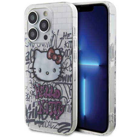 Kryt Hello Kitty IML pro iPhone 13 Pro Max – bílá