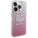 Kryt Hello Kitty IML Gradient pro iPhone 14 Pro - růžový