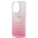 Kryt Hello Kitty IML Gradient pro iPhone 14 Pro - růžový