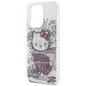Kryt Hello Kitty IML Graffiti pro iPhone 14 Pro - bílý