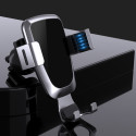 [RETURNED ITEM] Gravity smartphone car holder, black air vent grille (YC08)