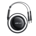 Acefast B13 car charger 53W USB-A / 2 USB-C retractable cables - black