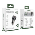 Acefast B12 car charger 60W USB-A / USB-C - black