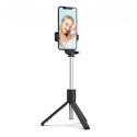 Selfie tyč WRY1S teleskopický stativ 0,7 m pro telefon - černá