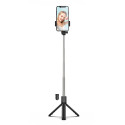 Selfie tyč WRY1S teleskopický stativ 0,7 m pro telefon - černá