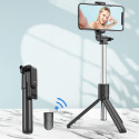Selfie tyč WRY1S teleskopický stativ 0,7 m pro telefon - černá