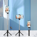 Selfie tyč WRY1S teleskopický stativ 0,7 m pro telefon - černá