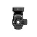 Selfie stick WC13YDS telescopic tripod 1.3m with double lamp and phone holder - black