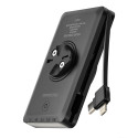 Přední světlo na kolo Rockbros JP008 pro počítadlo s powerbankou 5000mAh 150lm IPX6 - černé
