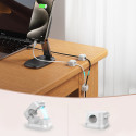 Joyroom JR-ZS368 magnetic cable organizer - white (6 pcs.)