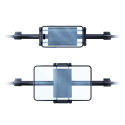 3mk Double Headrest Holder for a car for a tablet or phone on the headrests - black