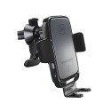 3mk Drive & Charge car phone holder for grille/window/cockpit with inductive charger - black