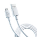 3mk Hyper Cable USB-A / micro USB 5V 2.4A 1.2m - white